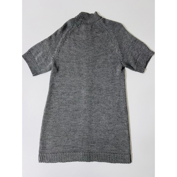 Coldwater Creek Women Sweater Large Gray Full Zip Wool Blend Lagenlook - Picture 6 of 9